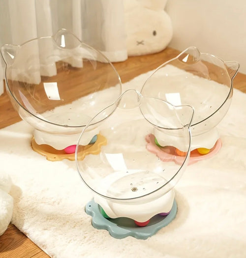 Cama acrílica para gatos con vista panorámica