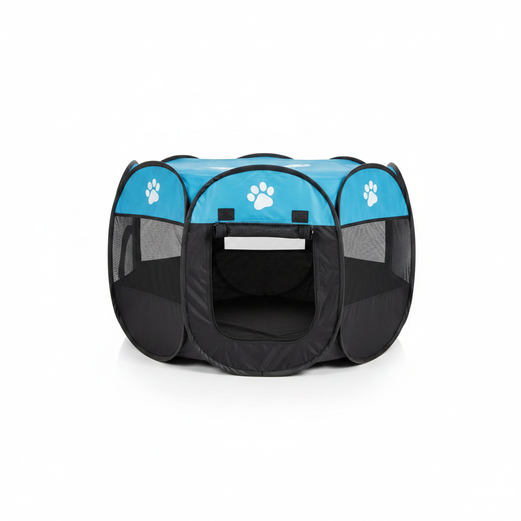 Corral Plegable Premium para Mascotas – Espacio Seguro Libertad con Control 🐾