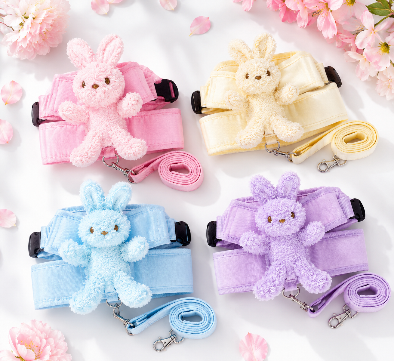 Pechera para Perros con Peluche Conejo Incluido | Tallas M y L | Estilo Tierno y Único Petluxe