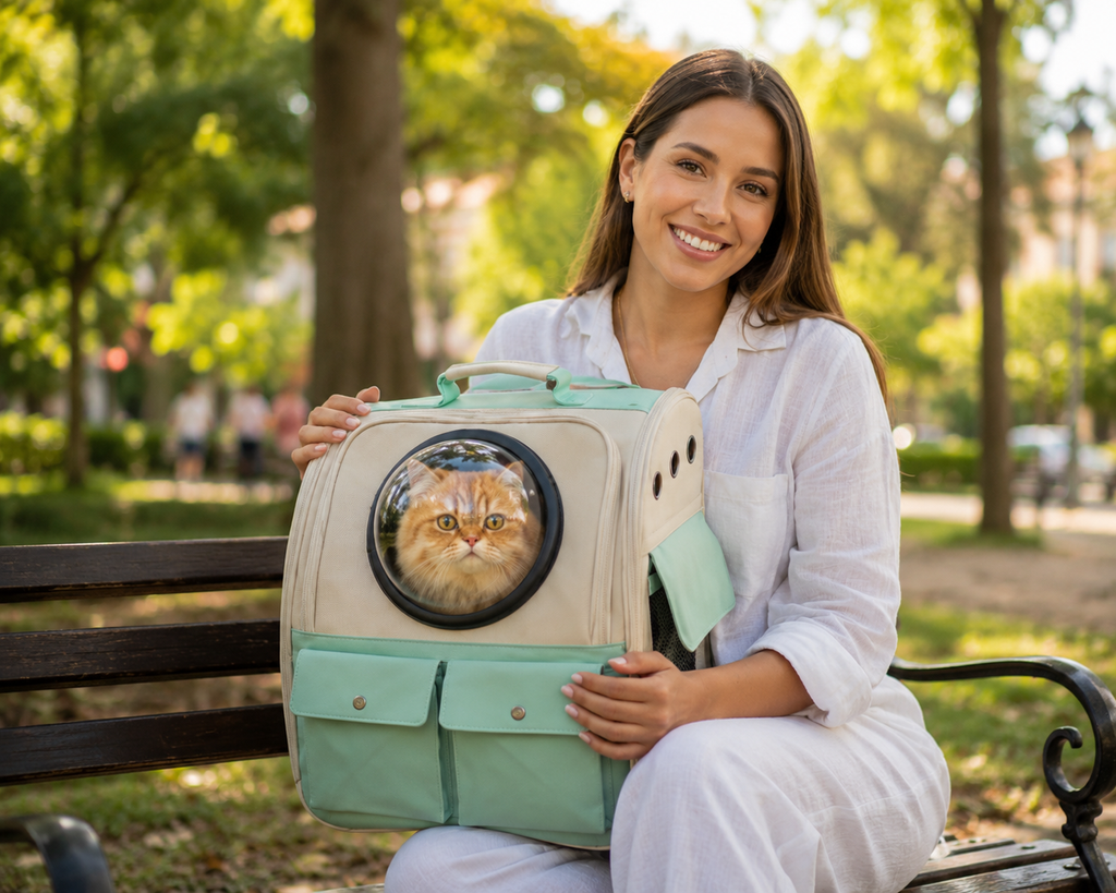 Maleta Burbuja Premium para Mascotas – Comodidad y Estilo en Cada Aventura