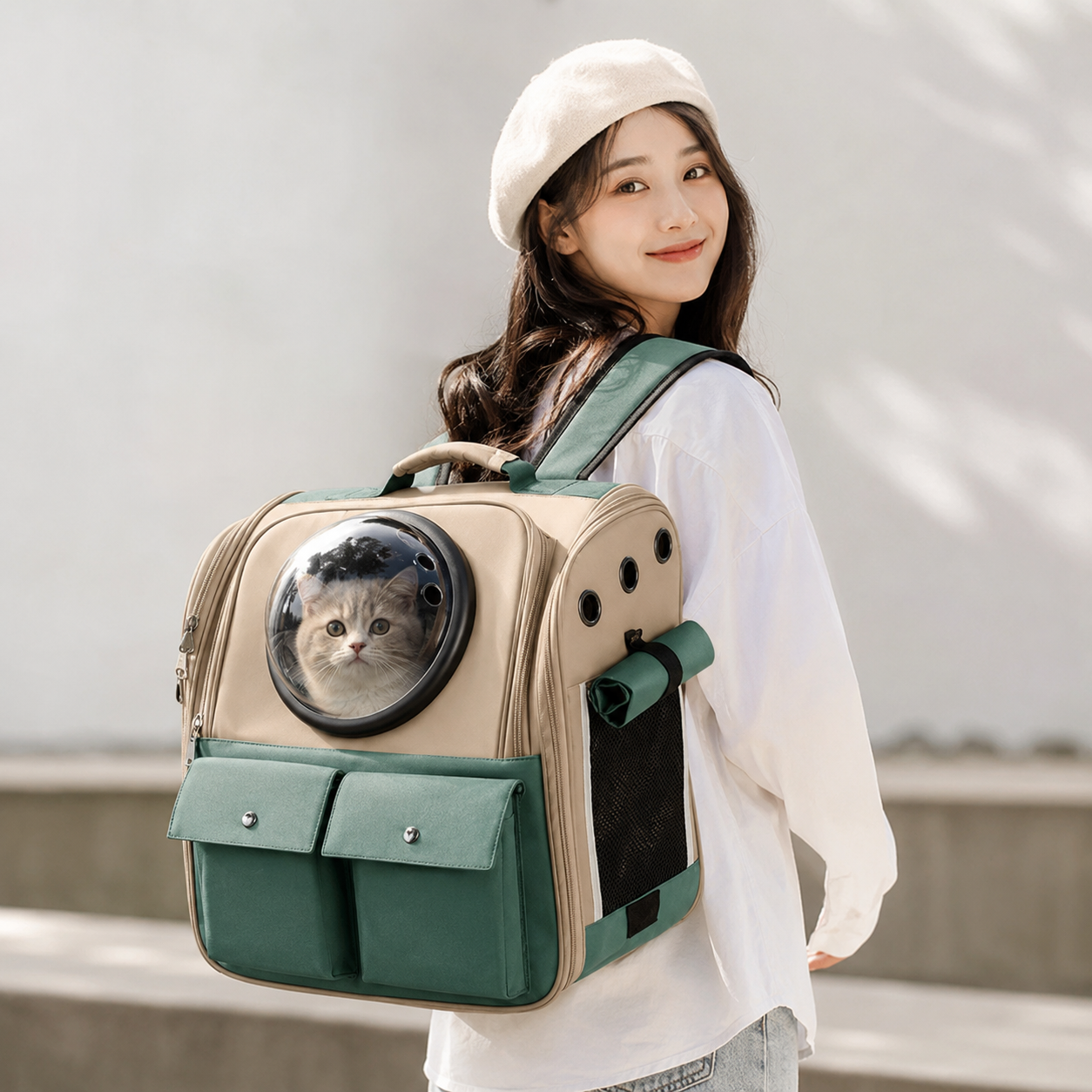 Kit Aventura Premium 🐾 — Mochila Cápsula + Termo Portátil