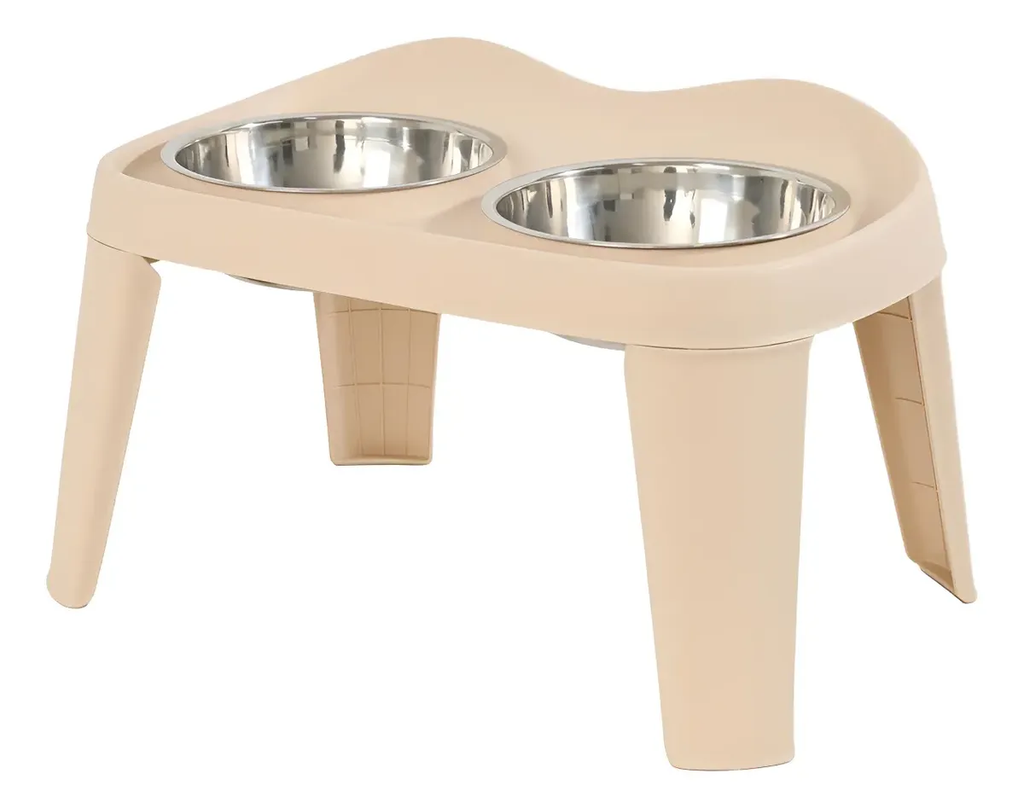 Comedero Elevado Doble para Mascotas