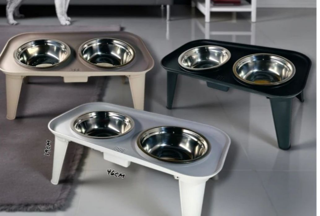 Comedero Elevado Doble para Mascotas